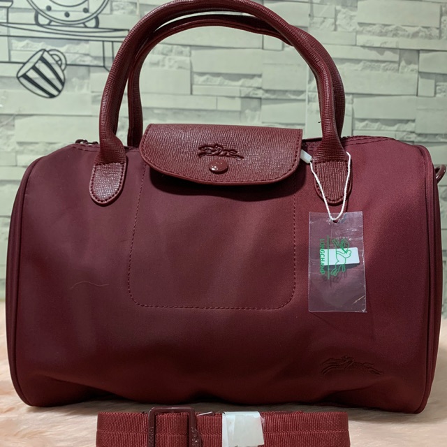 Longchamp Modele Depose Burgundy Bag 
