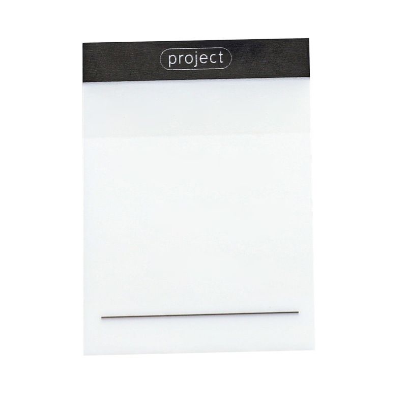 dmw 50sheets Transparency Plan This sticky Note PET Blank Note Paper ...