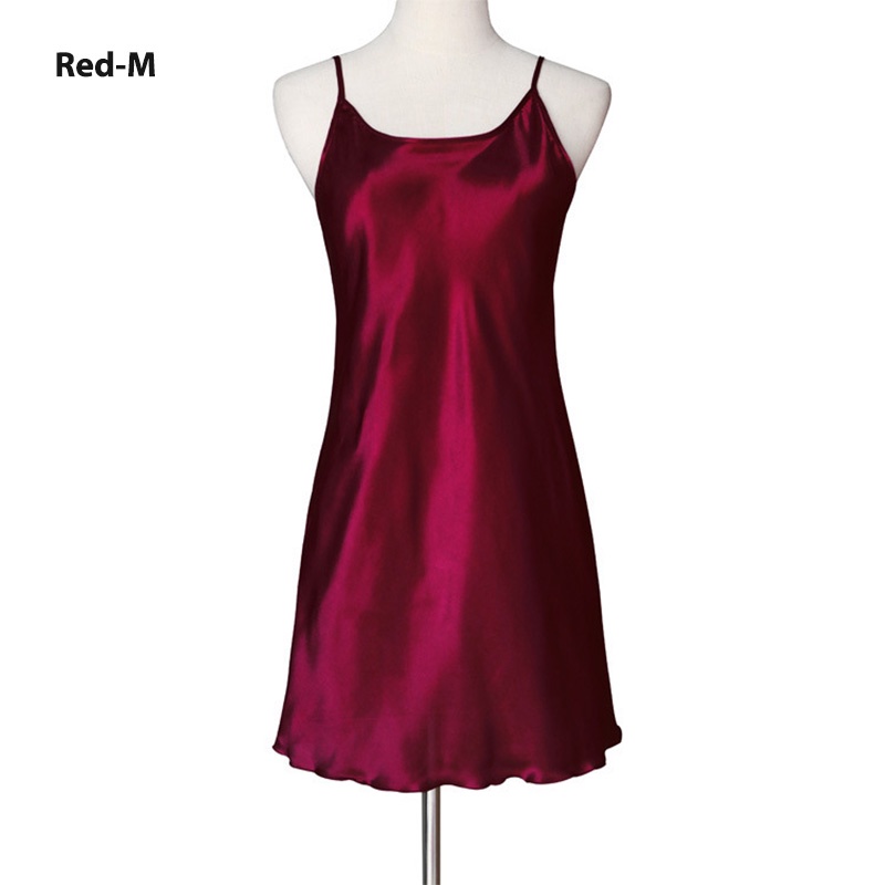 Sexy Dress Underwear Silk Adjustable Shoulder Strap Pajama NightWear