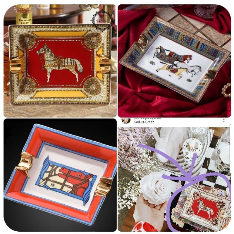 Hermes Inspired Trinket Tray Change Tray Table Decor Ashtray Shopee
