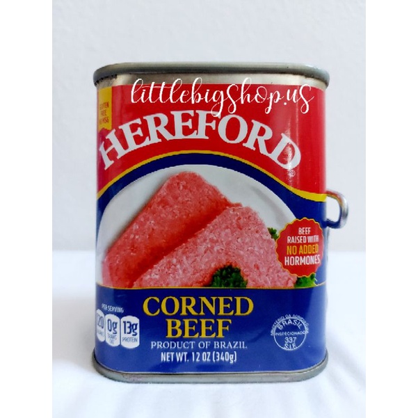 HEREFORD Corned Beef 340g (Gluten Free) Shopee Philippines
