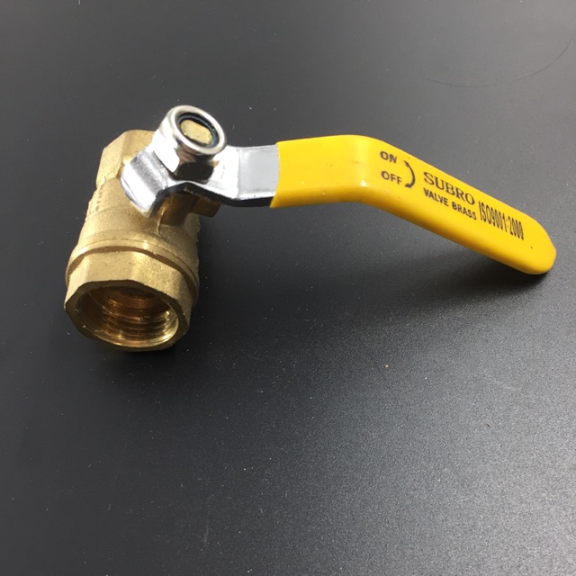 Meisons brass ball valve with lock wing 1/2" Shopee Philippines