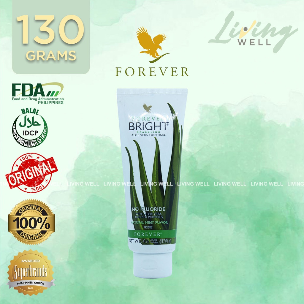 Forever Living Bright Sparkling Aloe Vera Toothgel 130g 1pc Shopee Philippines 7781