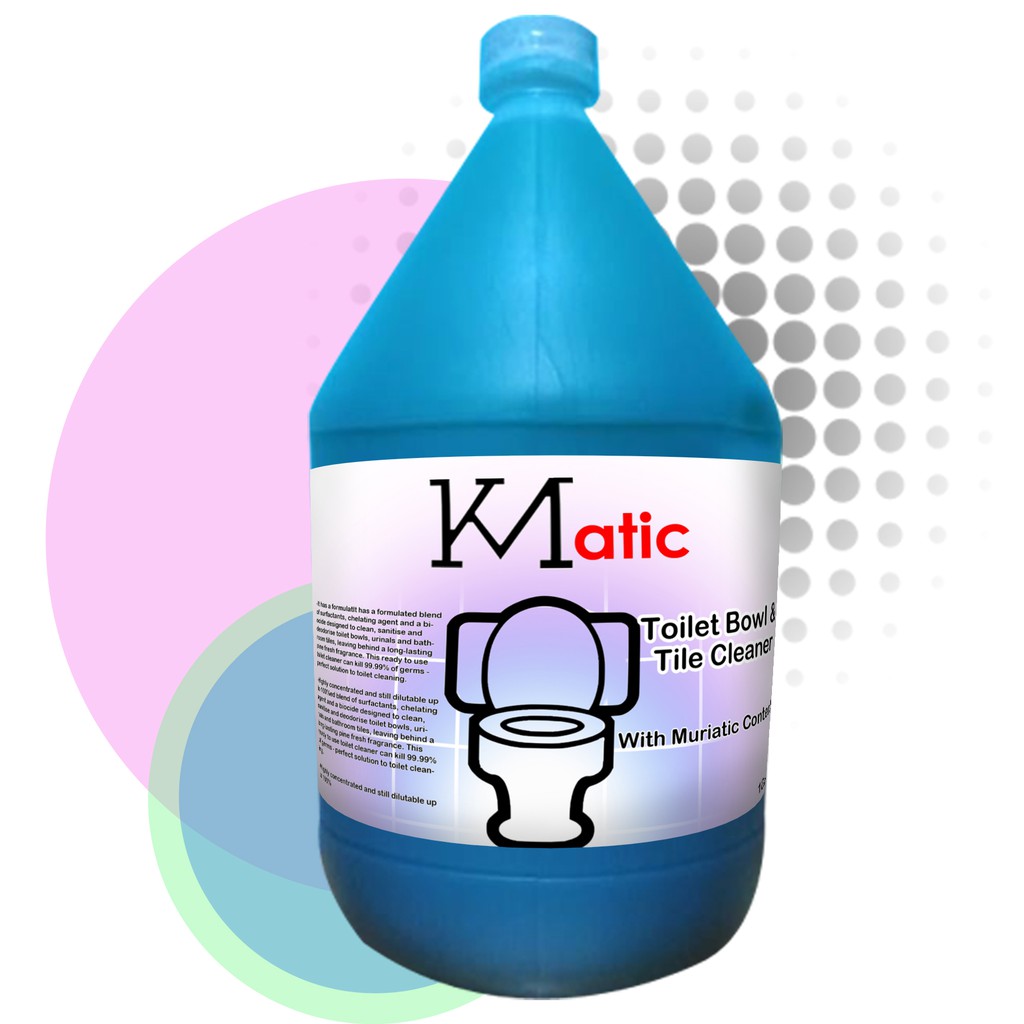 10. KMatic Toilet Bowl & Tile Cleaner