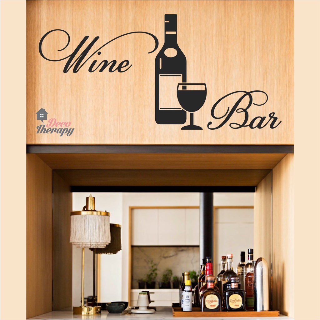Wine Bar Wall Sticker Decotherapy | Shopee Philippines