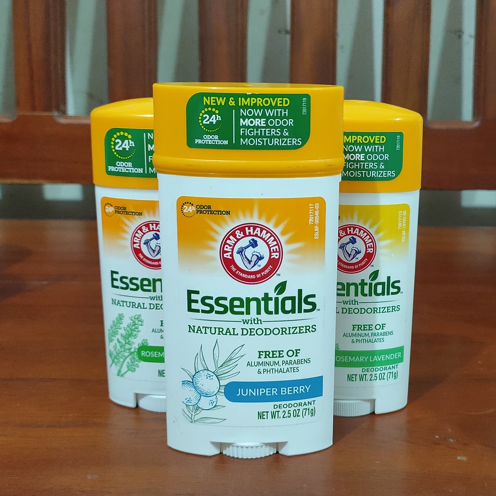 Arm & Hammer Essentials with Natural Deodorizers 2.5oz(71g) Shopee