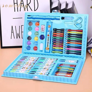 86 pcs Kids Coloring Set Painting Water Color Crayon Drawing Set