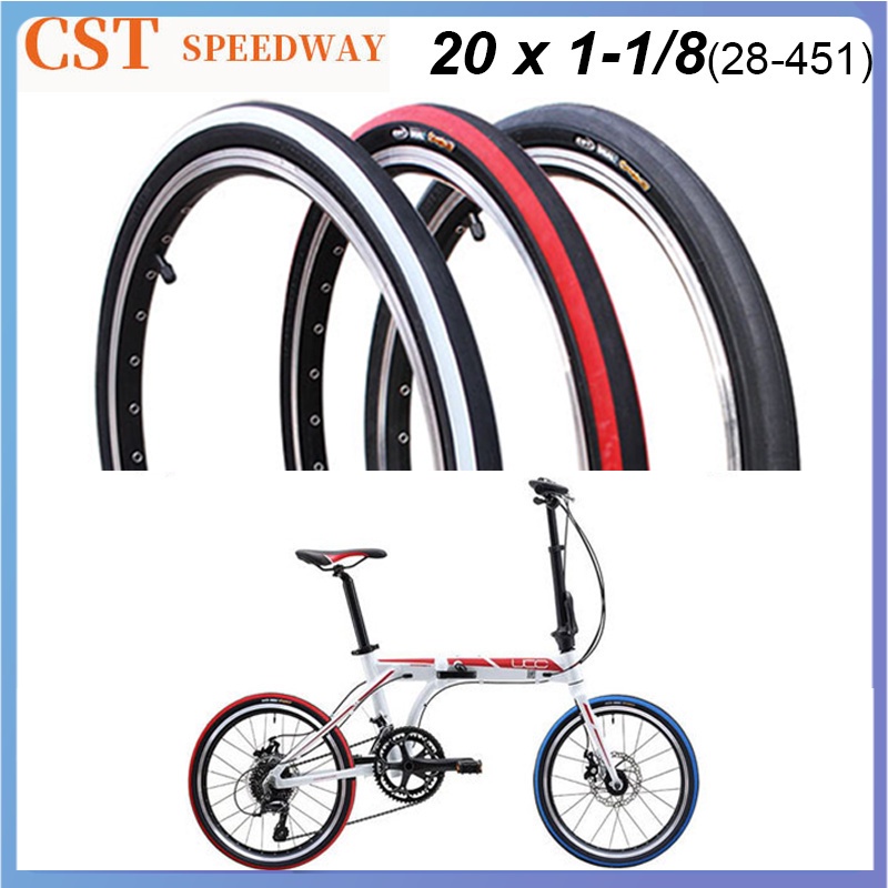 Bicycle Parts Folding Bike Tyres 20 Inch [Ready Stock] CST Folding