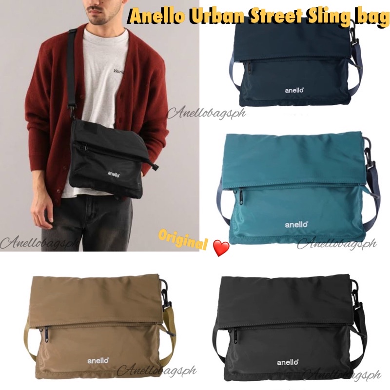 Anello sling bag online black