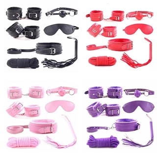 Toys Women Products Iron Tube Handcuffs Footcuffs Bondage Sets Bundled Toys