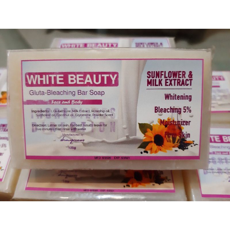 Milky Gluta Bleaching Soap 125g Bleaching Soap Glutathione Whitening Soap With Moisturizer 4434