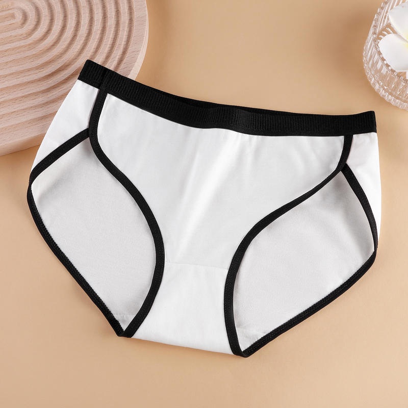 GSS】Panty for Women 12pcs / 6pcs Cotton 40-70kg Simple Solid