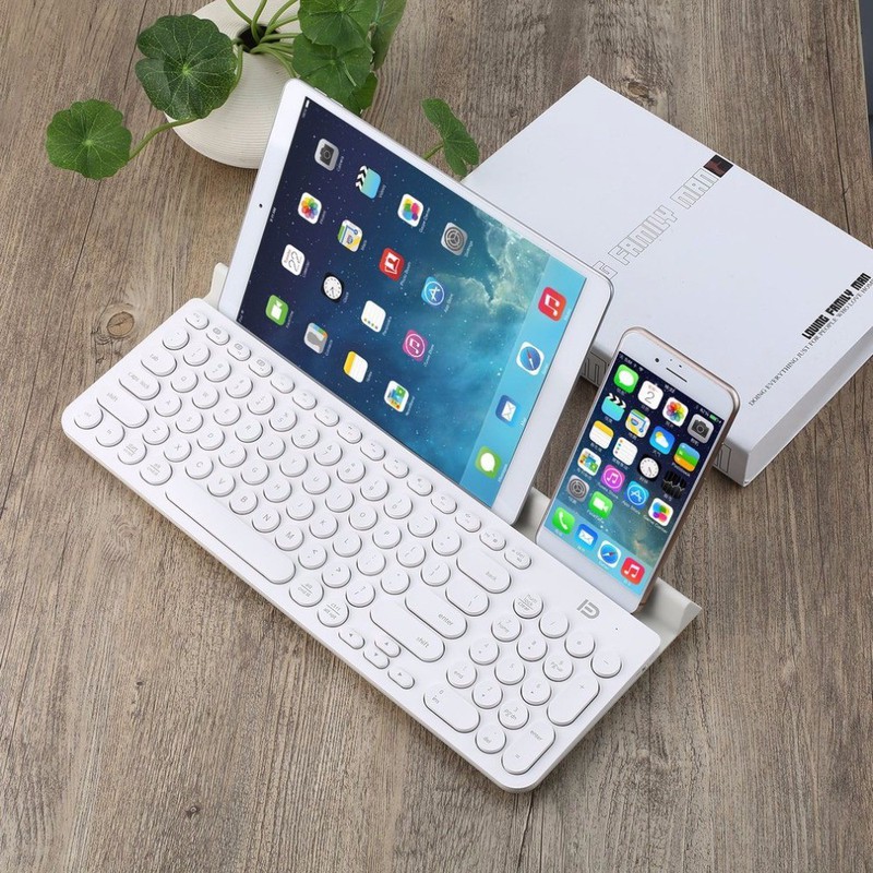 Fd IK-6650 WIRELESS KEYBOARD BLUETOOTH CONNECTION | Shopee Philippines