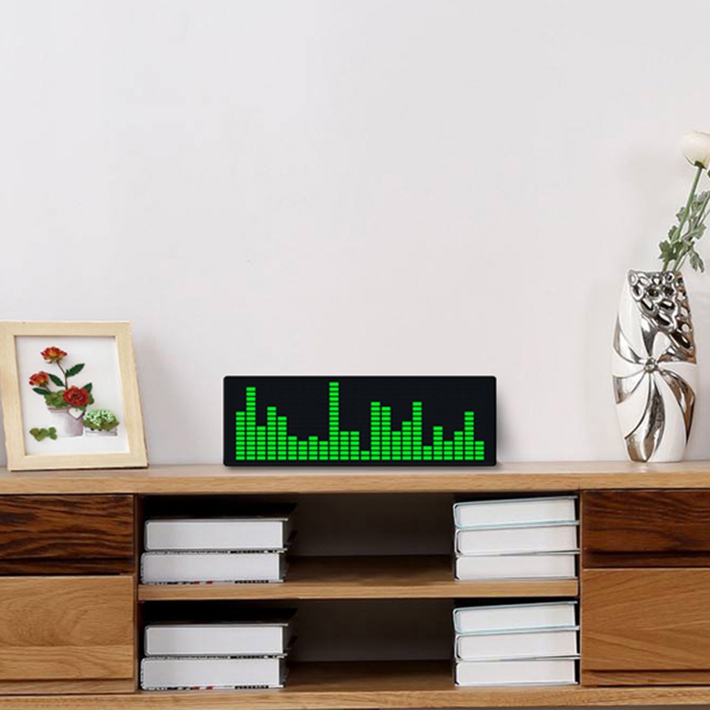 Multifunctional LED Music Spectrum Rhythm Lights Voice Sensor 1624 RGB ...