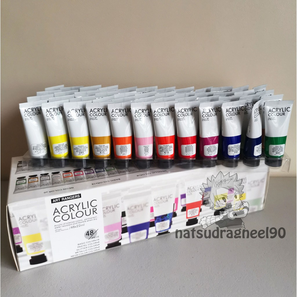 [243648x22ml] Art Ranger Acrylic Paint Set Shopee Philippines