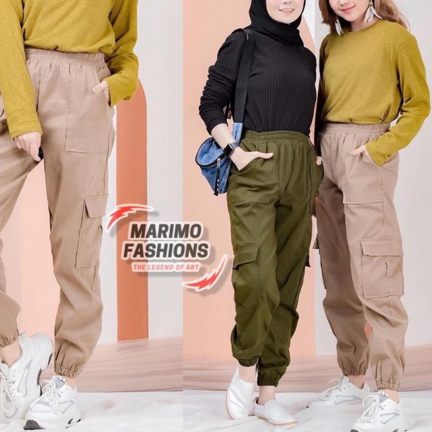 Most Selling Promo 10.10!! Jogger Cargo Pants For Women / / Baggy Cargo