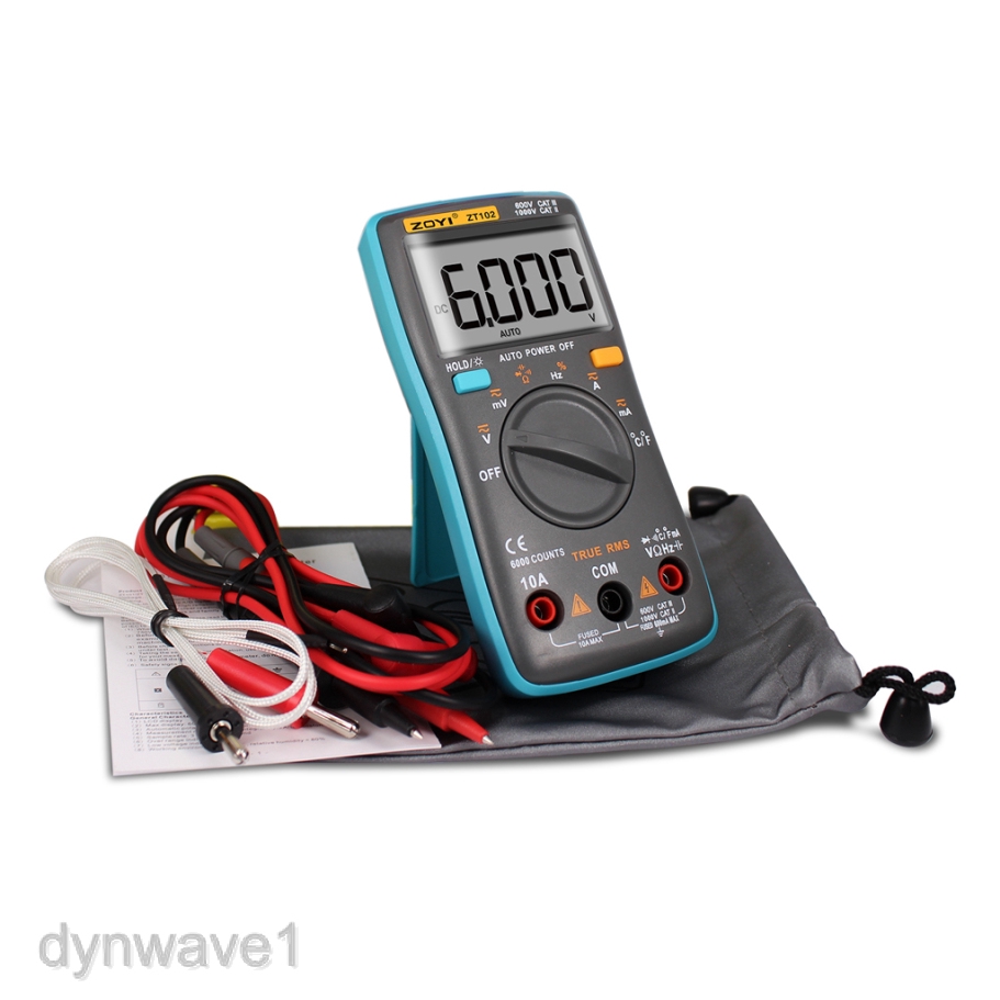 6000 Counts Auto Ranging Digital Multimeter Multi Tester / DC Meter ...