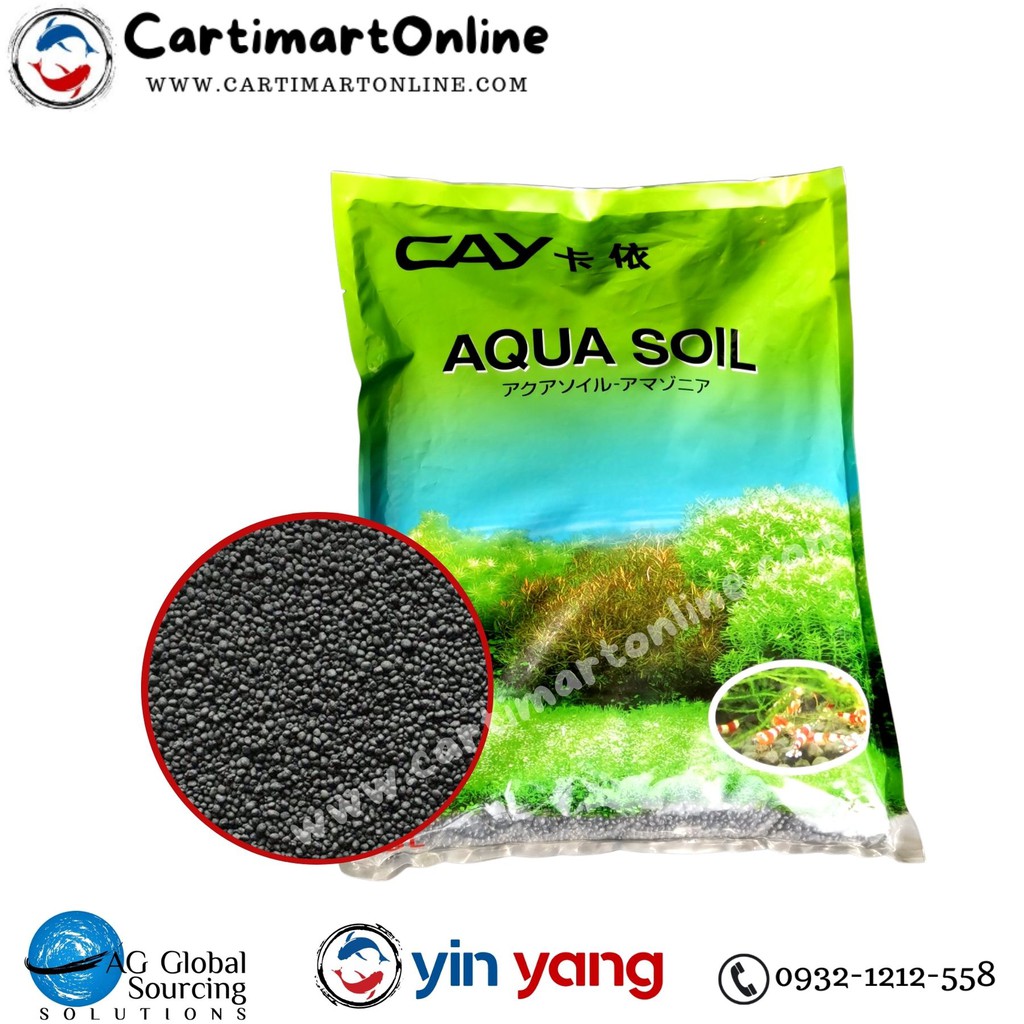 Aqua Soil 3 Liters Cay Brand (REPACKED FROM BIG BAG) Shopee Philippines