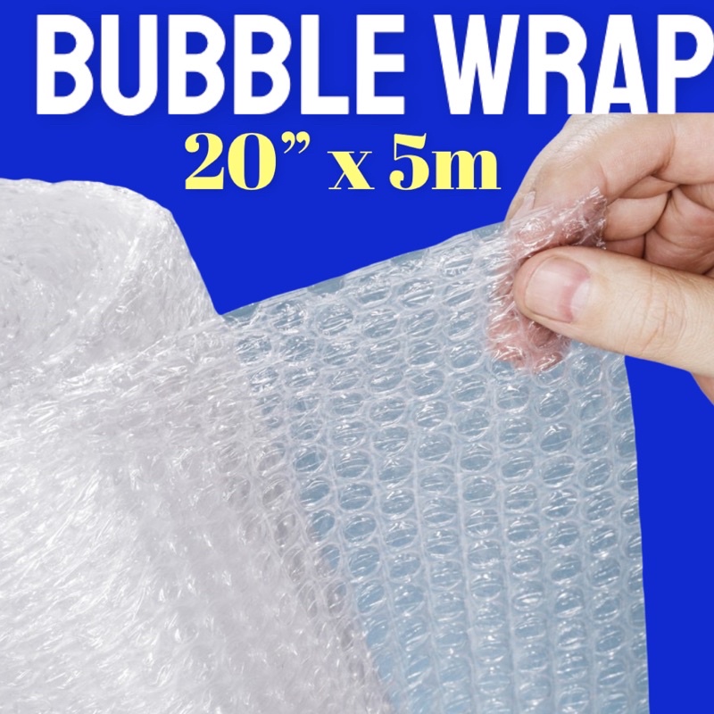Bubble Wrap (20” x 5m) (Lowest Price Guarantee) Shopee Philippines