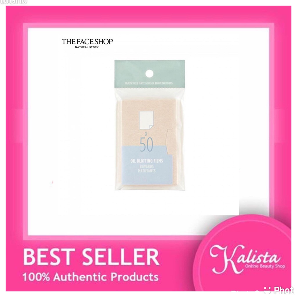 The Face Shop Oil Blotting Films / Paper 50pcs Shopee Philippines