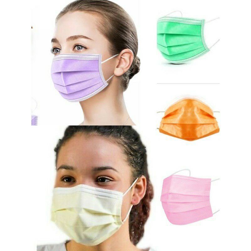 50pcs Face Mask Disposable Earloop 3ply Face Masks | Shopee Philippines
