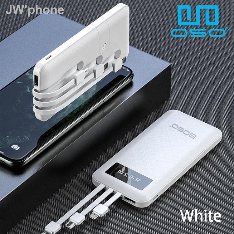 TOP OSO Reno 6 Original Powerbank Built In 3 Charging Cables with phone ...
