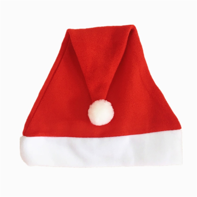 5PCS Christmas Hat for Adult Kids Red Santa Claus Xmas Hat Cap Women ...