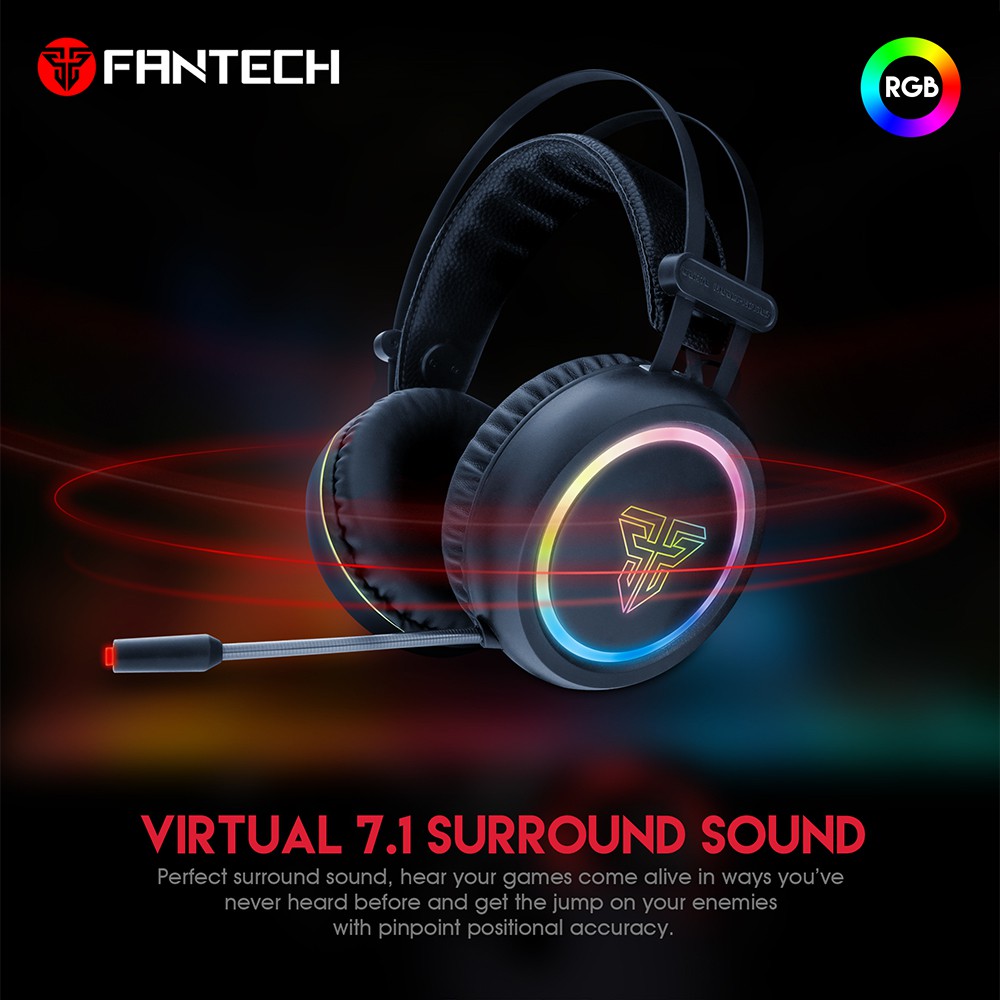 Fantech HG15 Captain 7.1 Wired Gaming Headset 7.1 Surround Sound ...