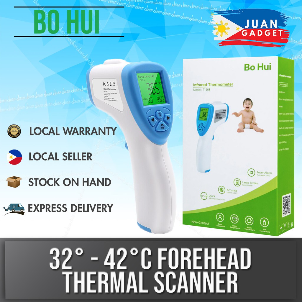 Bo Hui T168 Non Contact Infrared Forehead Body Thermometer Thermal