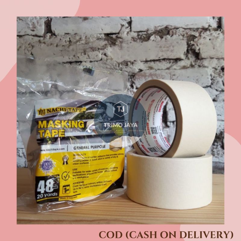 Nachi Masking Tape 2inch (48Mm) - Paper Duct Tape | Shopee Philippines