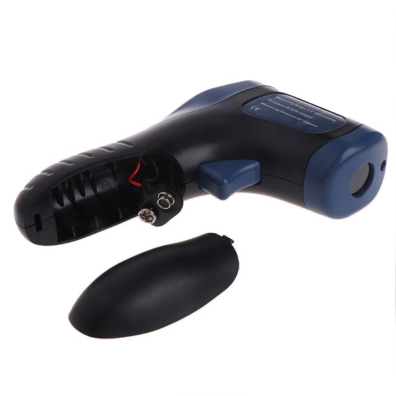 Digital Tachometer NonContact Laser Photo Gun RPM Tach Tester Meter