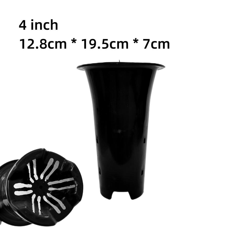 High Quality Mother Plant Black Plastic Tall Round Pot Shopee Philippines