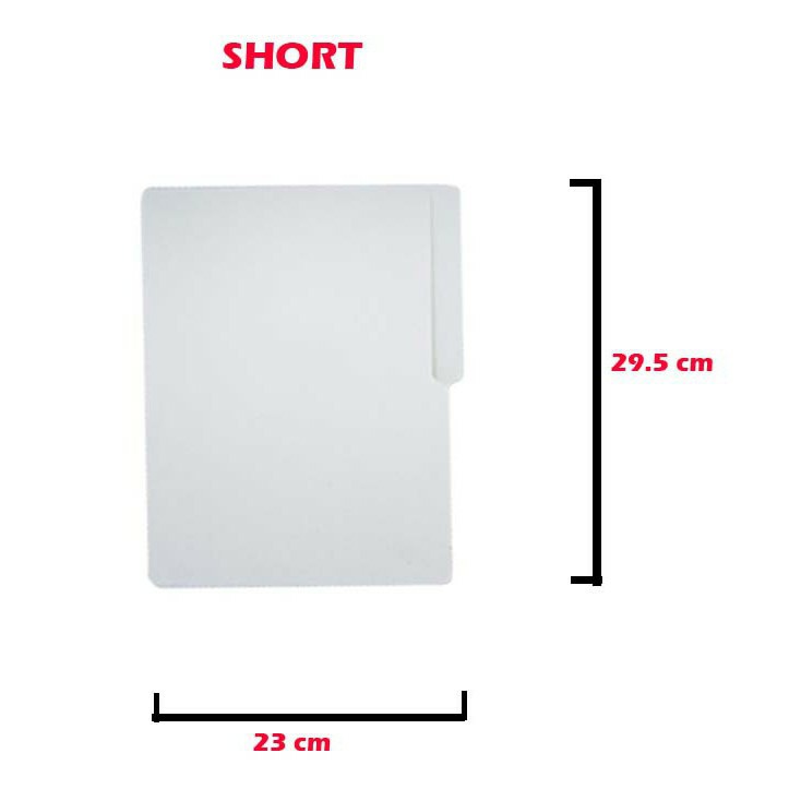 White Folder (Short and Long) Shopee Philippines
