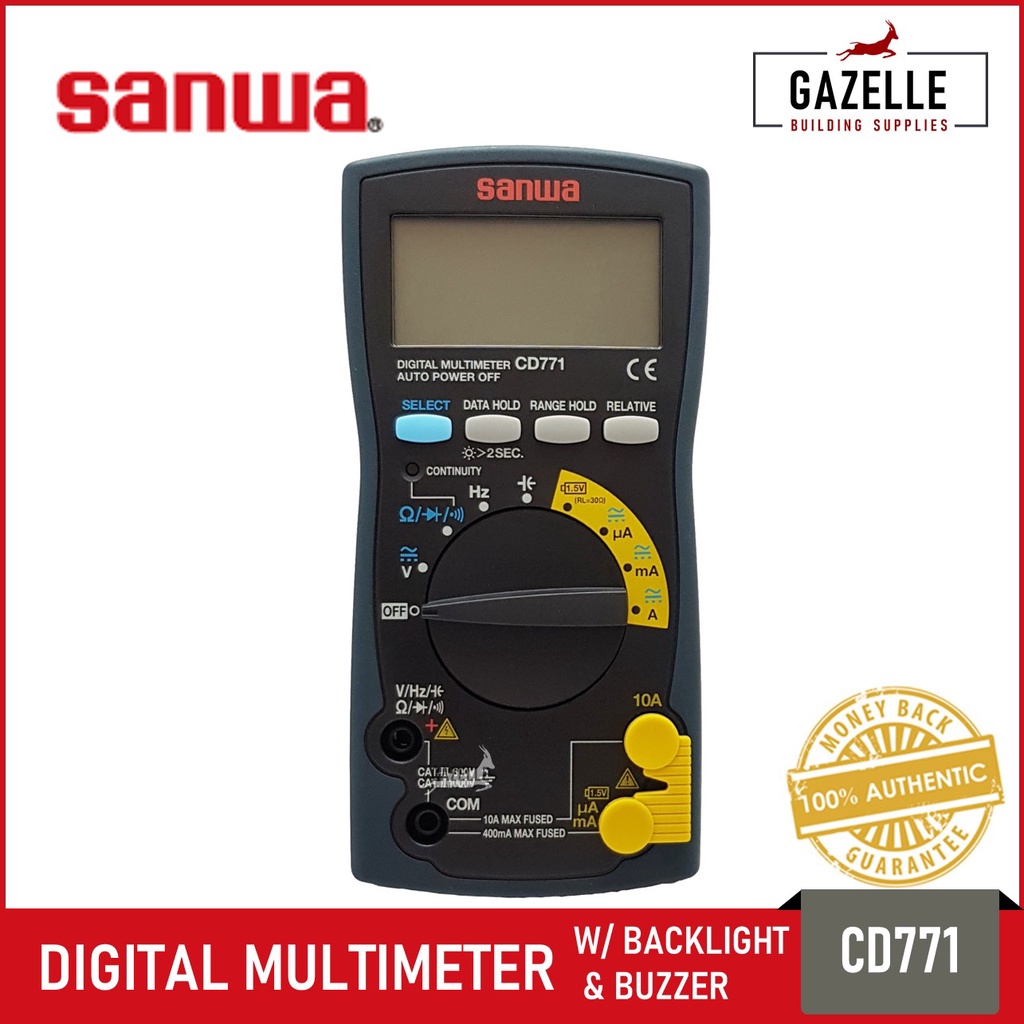 Sanwa Digital Multimeter Tester Multitester CD770 / CD771 / CD772