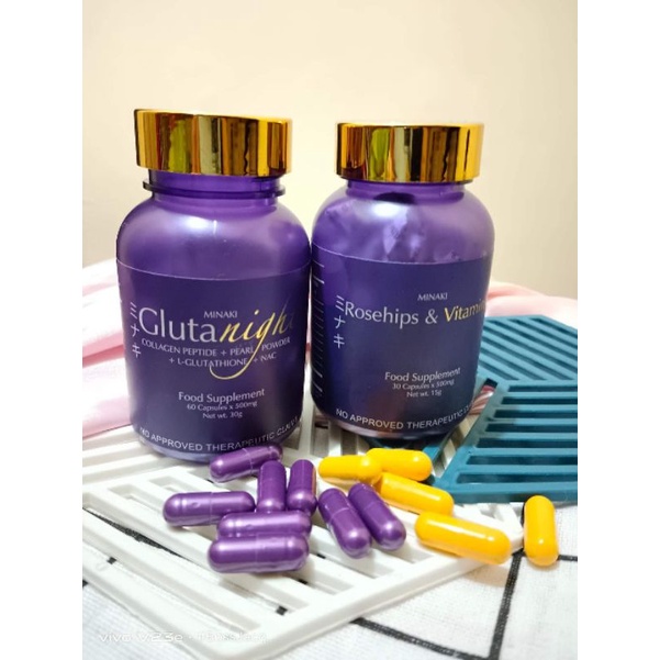 GLUTA NIGHT & ROSEHIP W/VITAMIN C BY MINAKI PHILIPPINES (AUTHENTIC ...