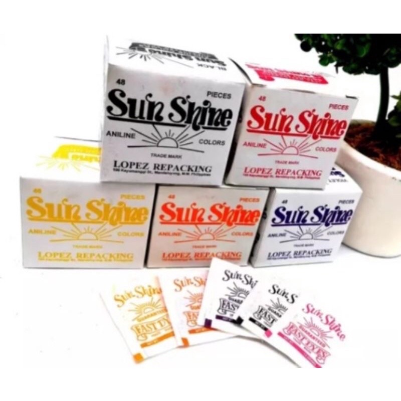 Sun Shine FAST DYES 1.5grams | Shopee Philippines