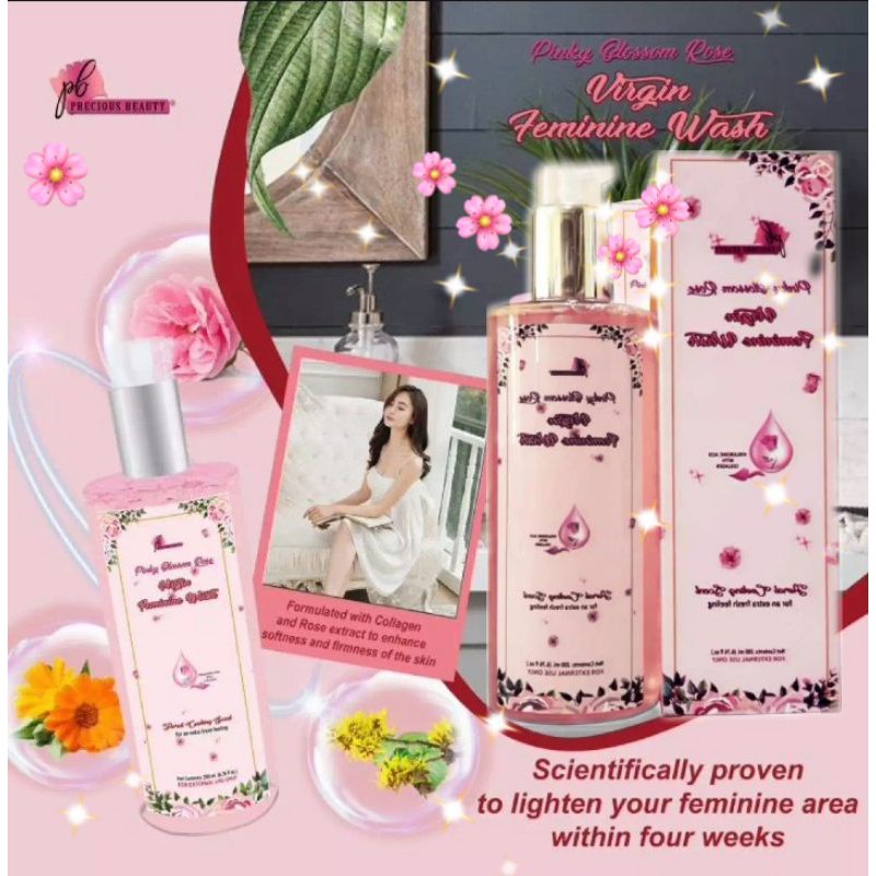 Authentic Virgin feminine Wash whitening and firming 200ml Shopee