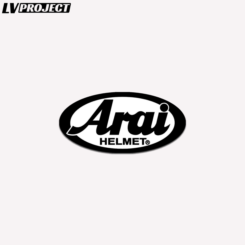 Arai Helmet Sticker 10cm Glossy Lamination Cutting Sticker Helmet Shopee Philippines