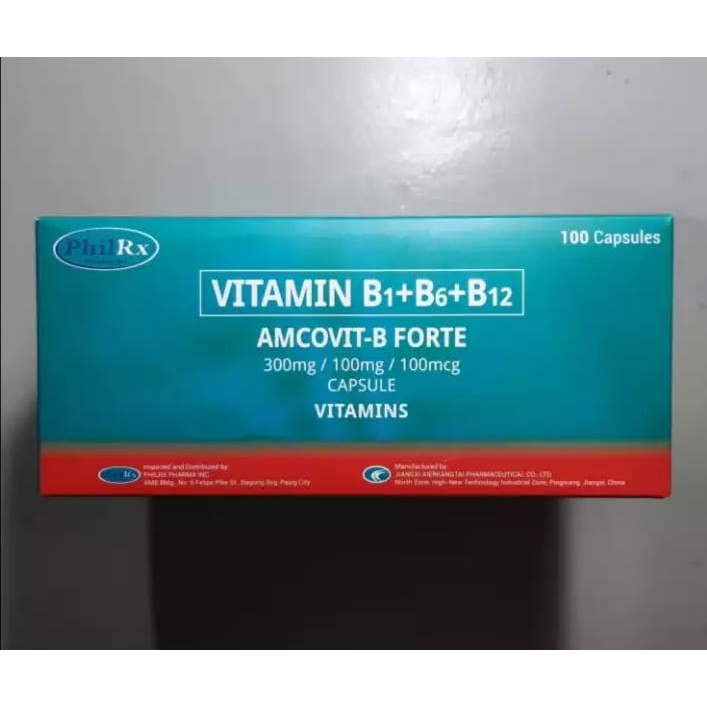 AMCOVIT B FORTE/VITAPLEX (High Amount VITAMIN B1+B6+B12) 300mg 100mg
