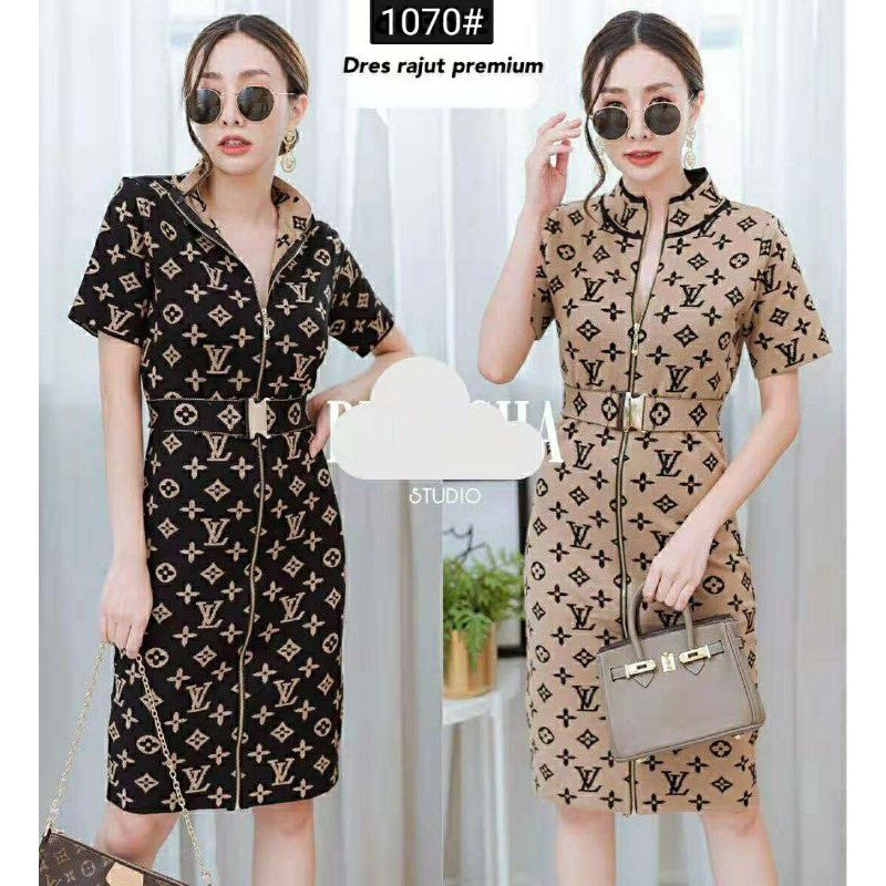 Knitted dress outlet shopee