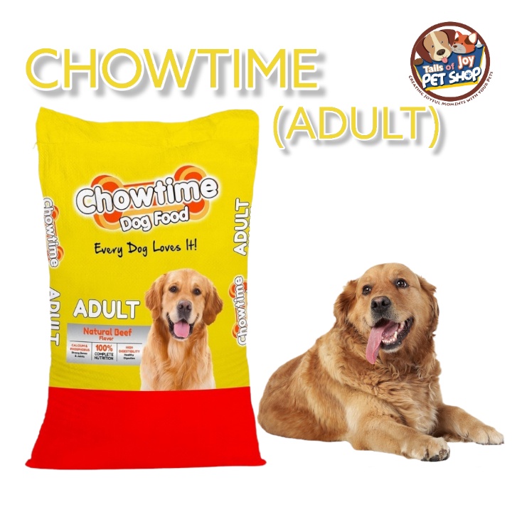 CHOWTIME Beef Flavor Dog Food ADULT 18kgs