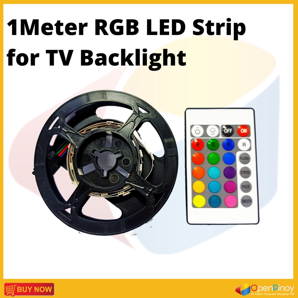 RGB LED Strip for TV Backlight (1 Meter) Shopee Philippines