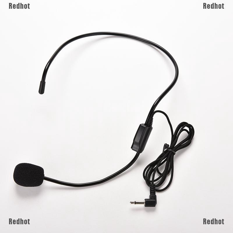 Redhot 3.5mm Mini Studio Speech Mic Microphone Headset For PC Desktop ...