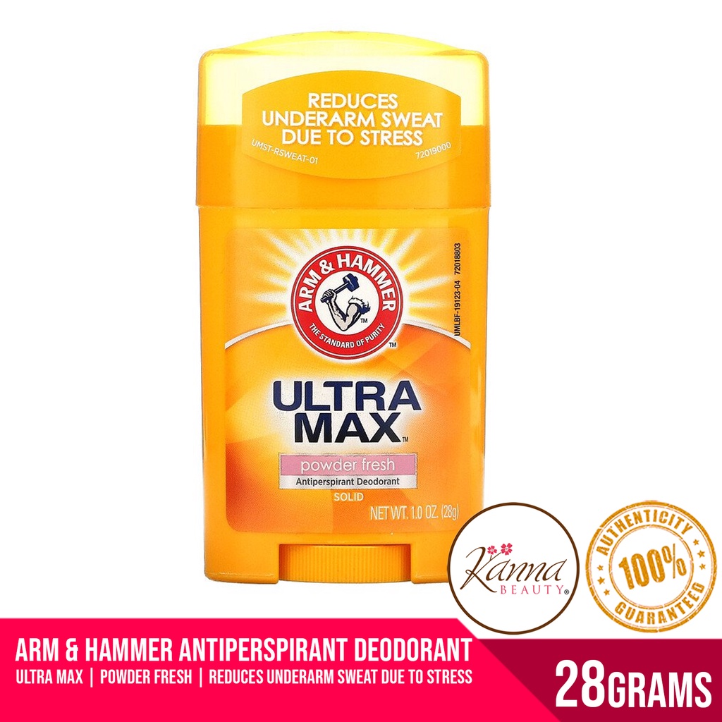 Arm & Hammer UltraMax Solid Antiperspirant Deodorant Powder Fresh 1 oz