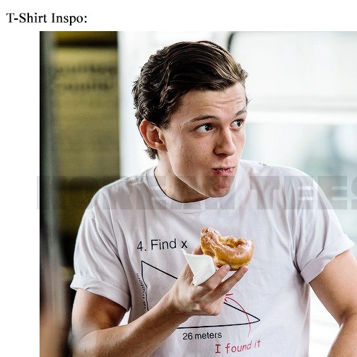 tom holland find x shirt