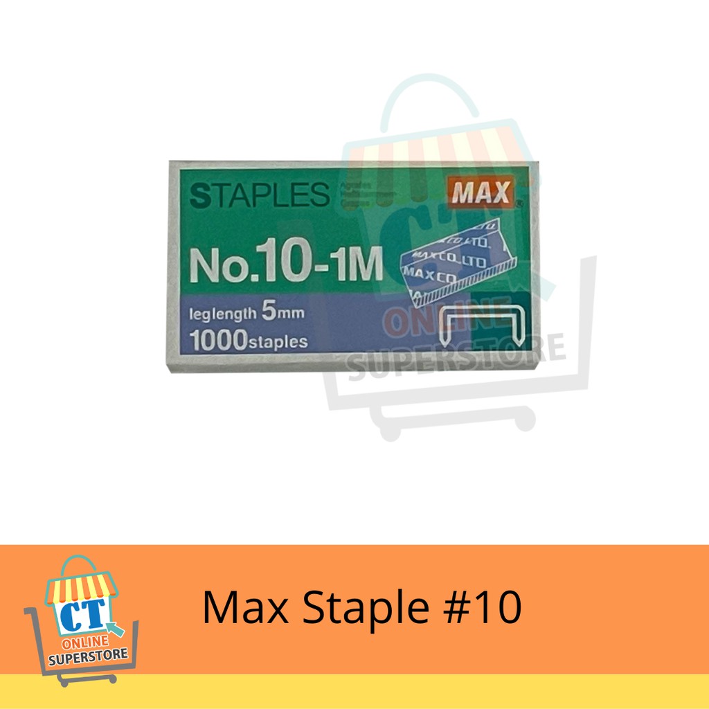 Max Staple Wire 10 (1000staples) Shopee Philippines