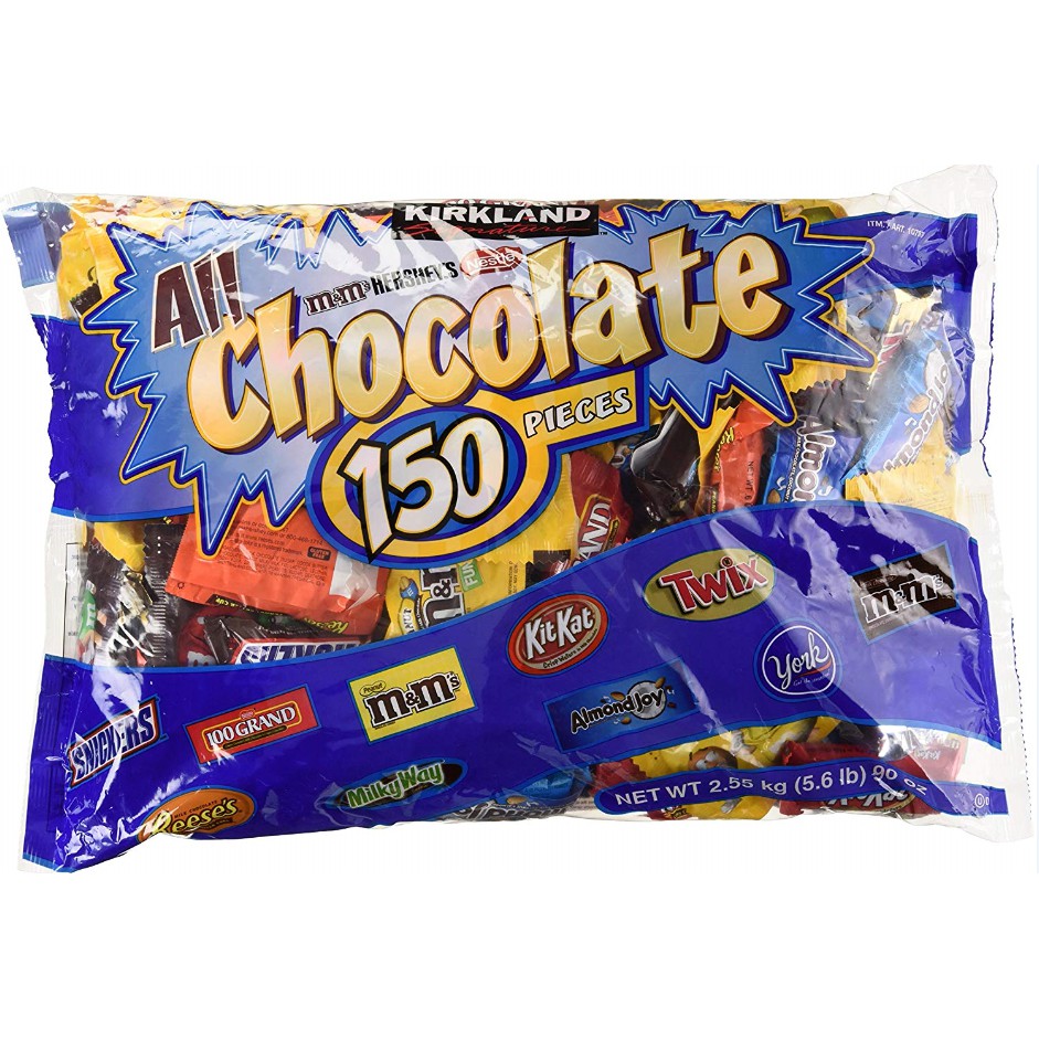 Kirkland Signature All Chocolate 150 pieces 90 oz. 2.55 kg | Shopee ...