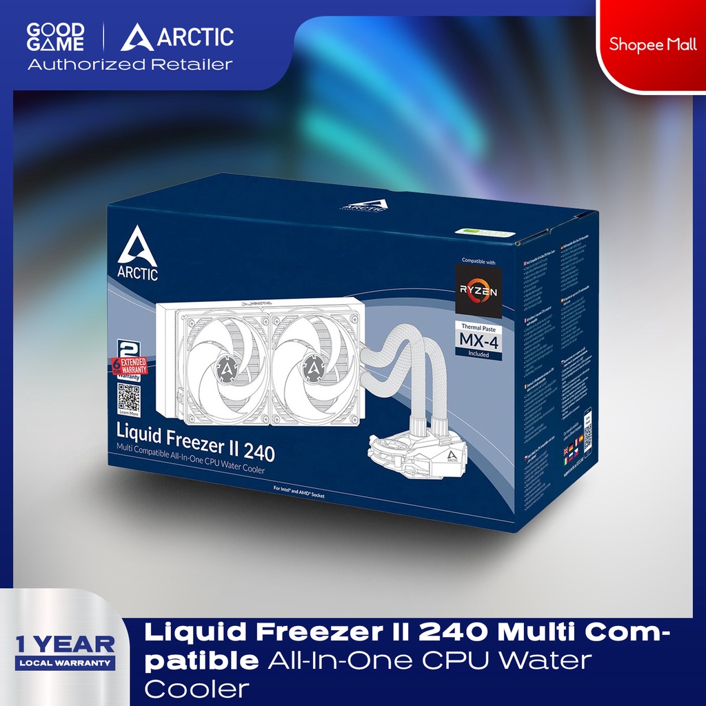 Liquid Freezer II 240, Multi-Compatible AiO CPU Water Cooler