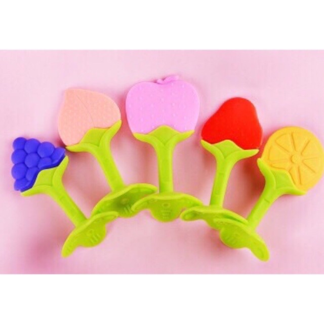 Wholesale Combo of 10 fruit-shaped teethers for babies (mixed samples ...
