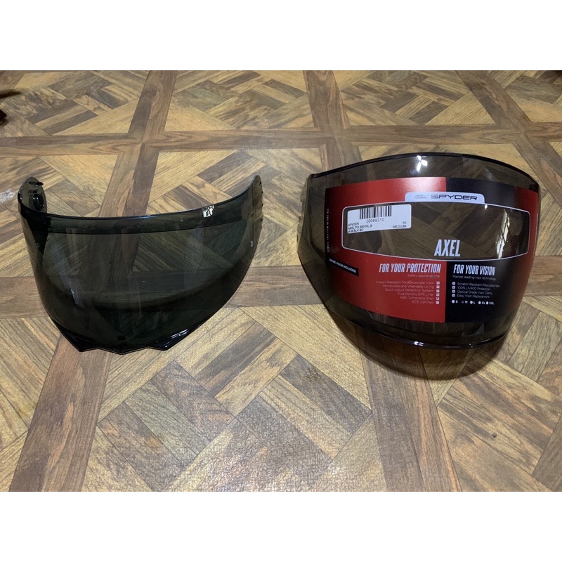 Spyder Force Full Face Helmet Spare Tinted Visor/Spyder Axel Half Face